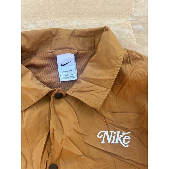 Nike Mens Sz Large Storm Fit Convertible Golf Jacket DESERT BRONZE DH1272-241 - Picture 4 of 6